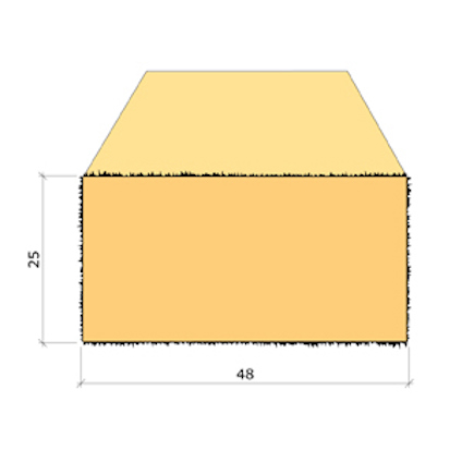 25X48 LÄKT GRAN G4-2 LPM