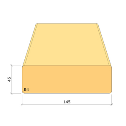 45X145 K-VIRKE C24 GRAN 3,0M