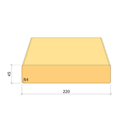 45X220 K-VIRKE C24 GRAN 5,4M
