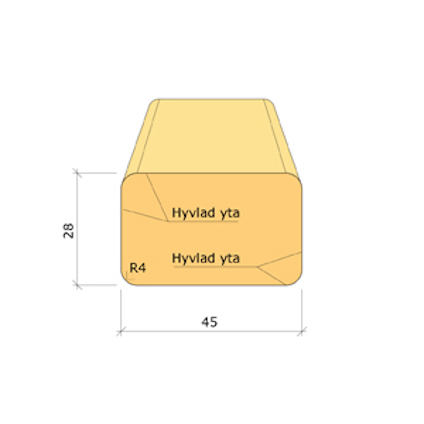 28x45 STAKETLÄKT LPM NTR/AB G4-2 LPM