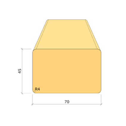 45X70 BYGGREGEL C14 IMP NTR/AB LPM