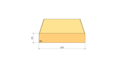 45X220 K-VIRKE C24 GRAN 5,4M