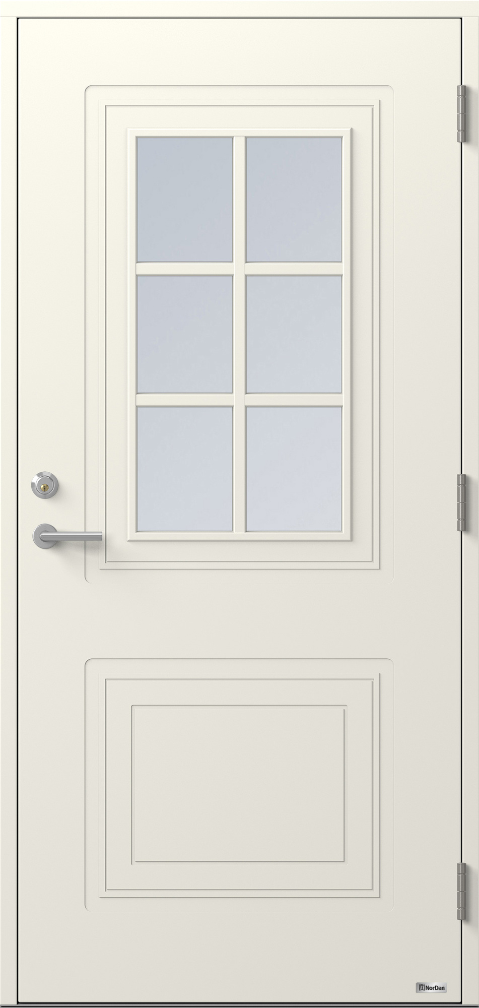 NORDAN BOR 835G 10X21 VIT, ASSA 2002,KLARGLAS - NorDan