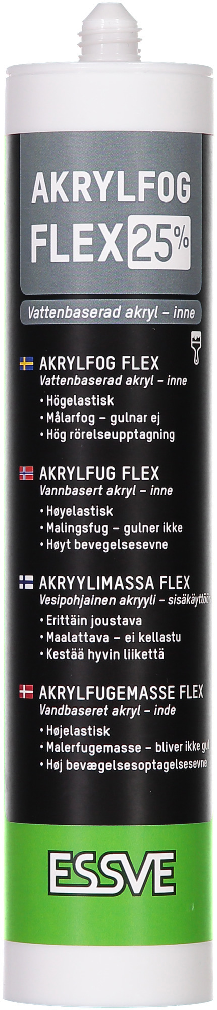 AKRYLFOG FLEX 25 LISTVIT 300ML - ESSVE