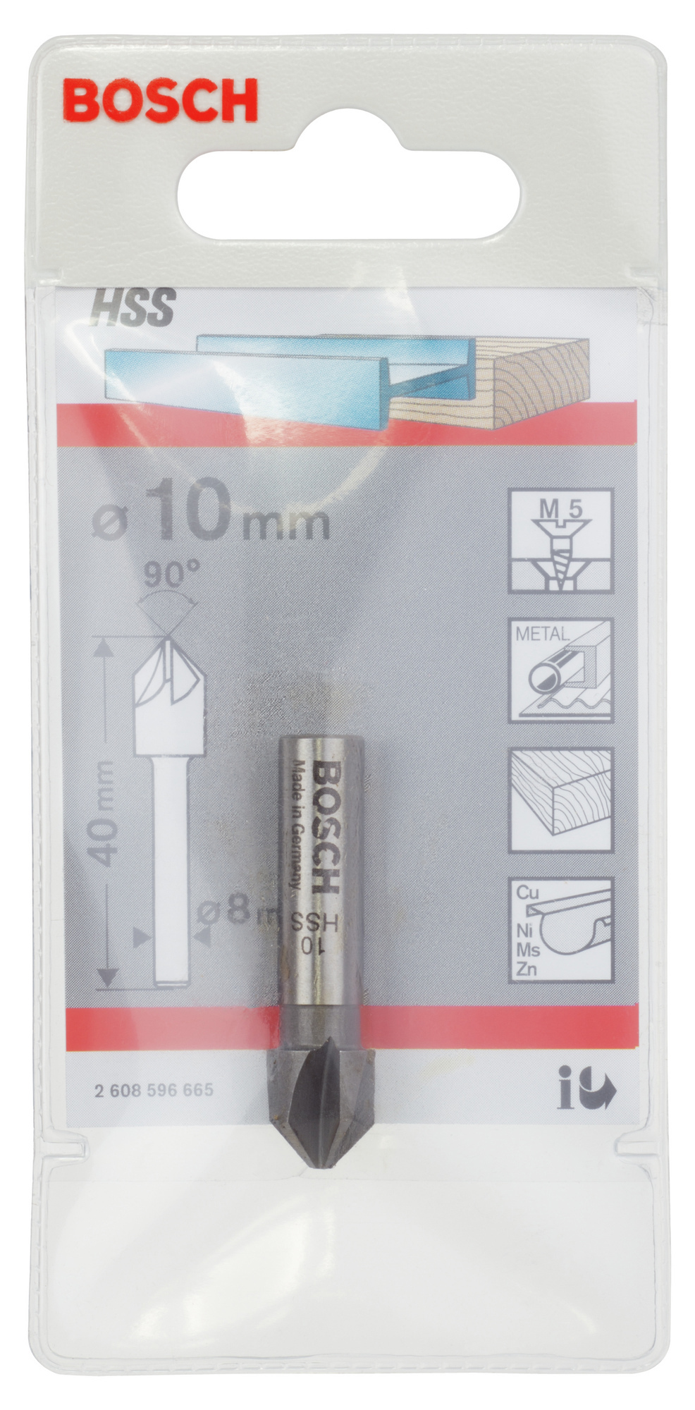 FÖRSÄNKARE M 5 5SKJ HSS 10X48MM - Bosch