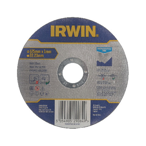 KAPSKIVA RF STÅL 125X22.2 X1.0MM - Thomee