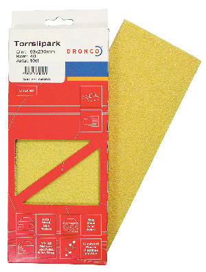 SLIPPAPPER 93X230 10-PACK - Dronco