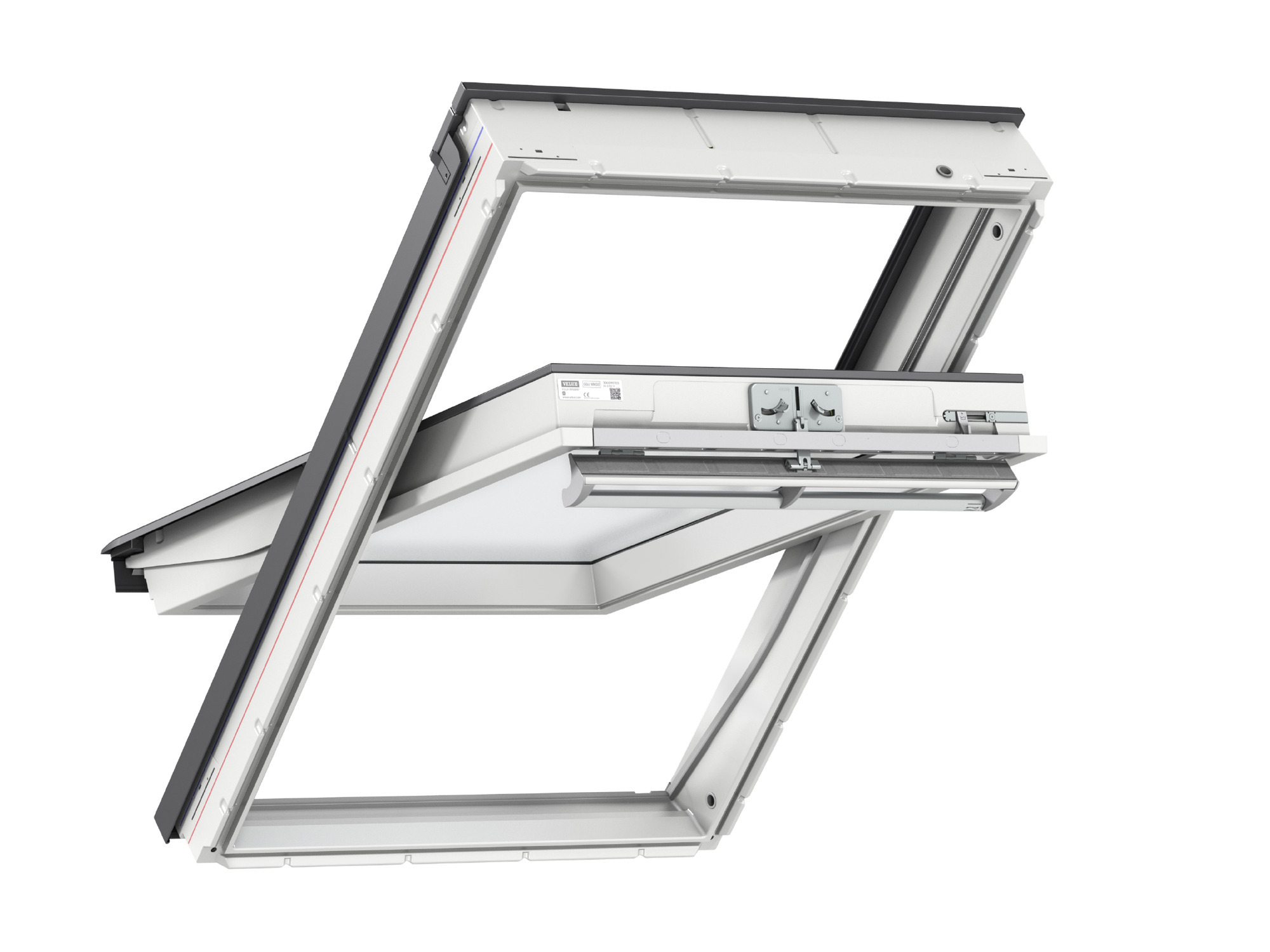 TAKFÖNSTER PIVÅ 550X780 AL,VIT,2-GLAS(34)PRIVAT - VELUX