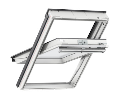 TAKFÖNSTER PIVÅ 550X780 AL,VIT,2-GLAS(34)PRIVAT