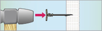 En illustration av en tandläkarborr som används mot en tand.