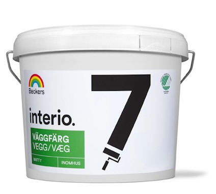 VÄGGFÄRG INTERIO 7 VIT 3L