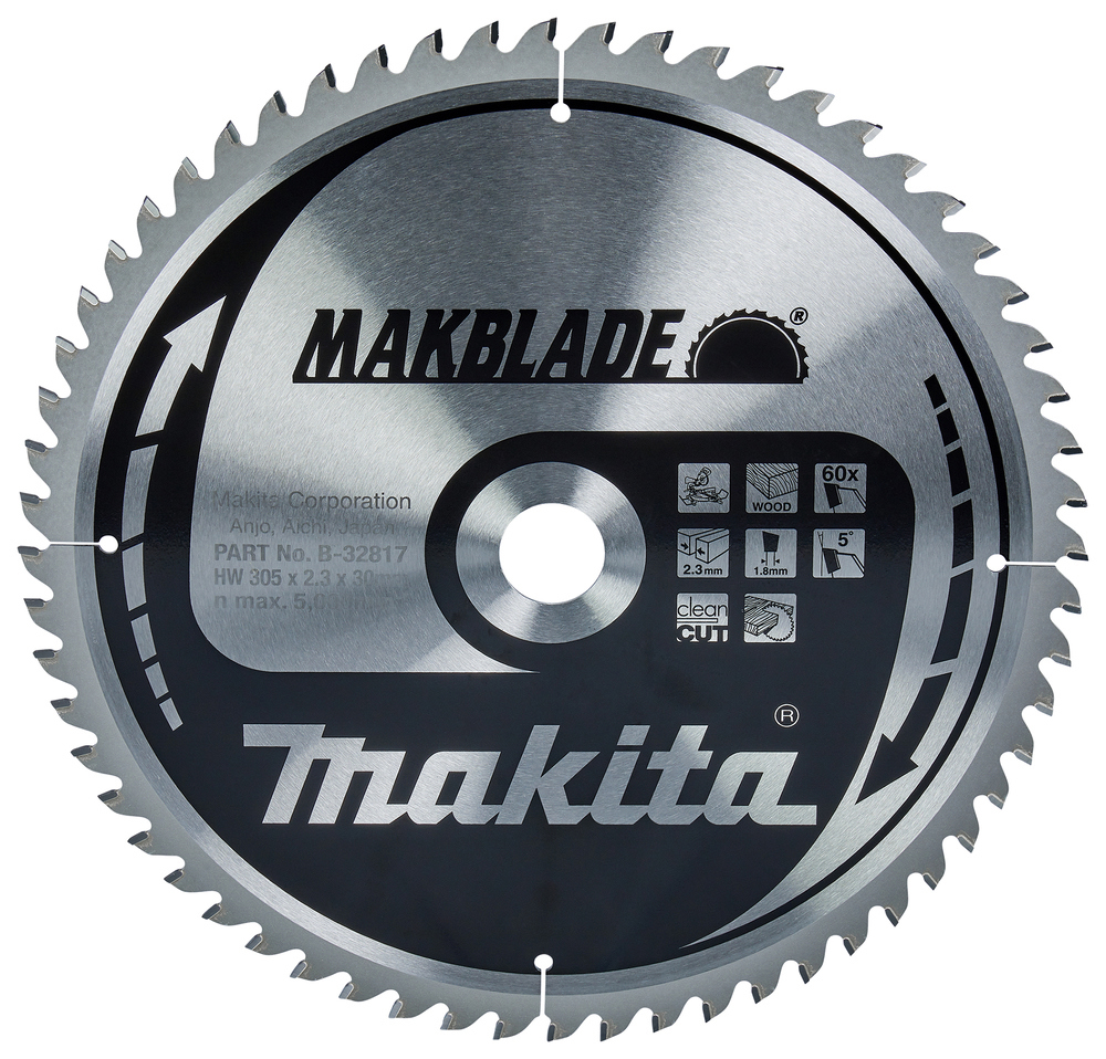 SÅGKLINGA B-32817 MAKITA MAKBLADE TRÄ 60T 305X30X2,3MM - Makita