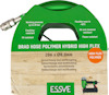 Essve slangpaket med grön slang, silverkoppling och etikett med texten "Brad Hose Polymer Hybrid High Flex 10m x Ø8,0mm".