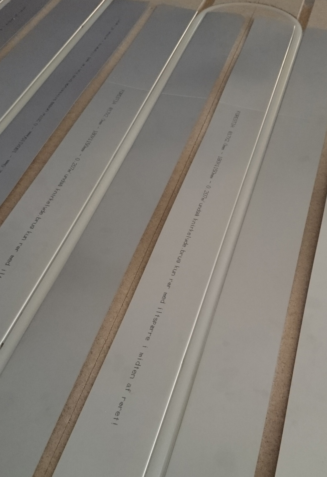 VÄRMEFÖRDELNINGSPLÅT TILL THERMOGOLV 0,5X180X1150 - BOA/Forestia