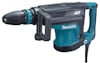 Blå och svart bilningshammare med handtag, märkt med "Makita" och "AVT".