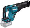 Batteridriven Makita tigersåg i blått och svart med synlig logotyp och batterifack, modell XGT 40V max.