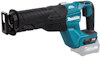 Sladdlös Makita 40V tigersåg med batteri och borstlös motor.