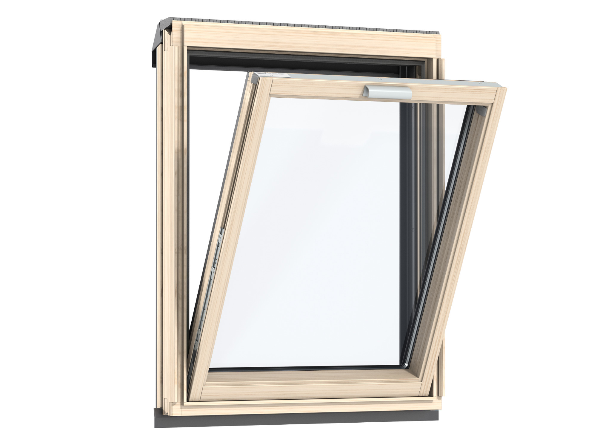 FASADFÖNSTER UNDERKANTSHÄNGT 940X950 ZN,KLARLACK,2-GLAS(70) - VELUX
