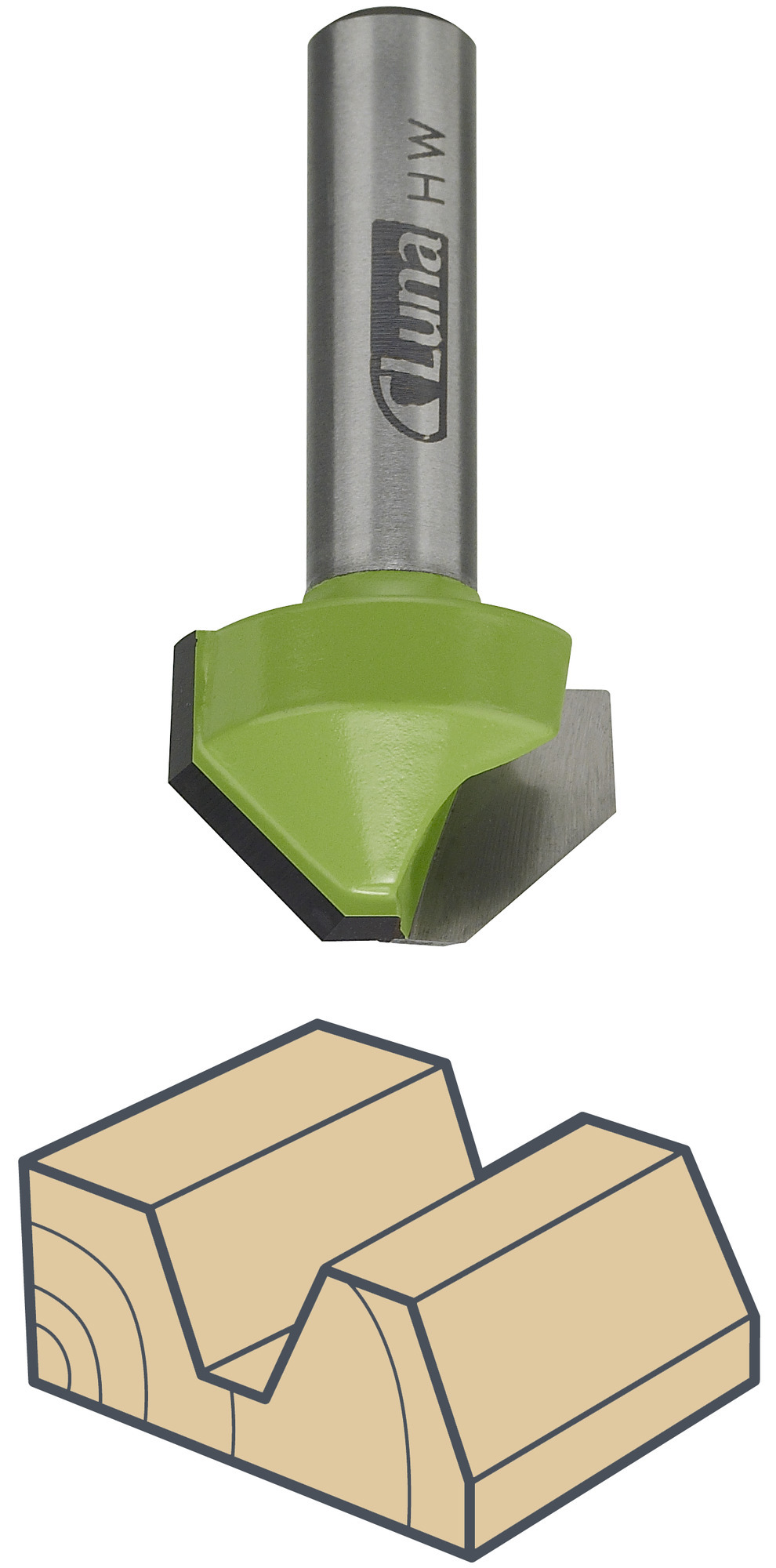 FASFRÄSAR FÖR TRÄ LUNA - Luna Tools | Elverktygstillbehör, handverktyg & verktygssäkring