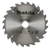 Cirkelsågblad i metall med märken för Makita och specifikationer som 24 tänder och 210 x 30 mm storlek.
