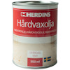Plåtburk märkta "Herdins Hårdvaxolja", ofärgad matt, 500 ml, med svensk flagga.