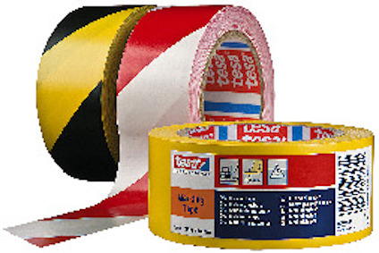 VARNINGSTEJP 60760 TESA GUL-SVART 50MMX33M