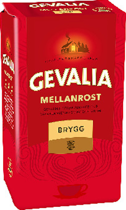 BRYGGKAFFE GEVALIA MELLANROST