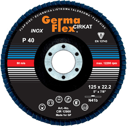 LAMELLSLIPSKIVA 125X22,2MM K40