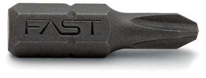 BITS PH2 25MM RED 10-P FAST
