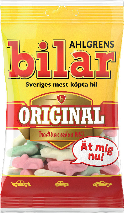 AHLGRENS BILAR ORIGINAL 125G - Cloetta