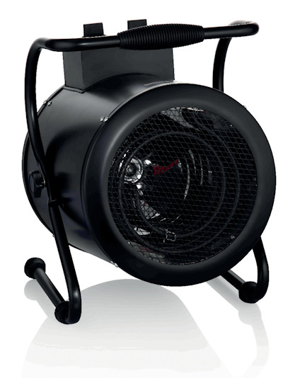 VÄRMEFLÄKT 5KW RUND BLACKLINE