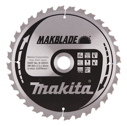 SÅGKLINGA 32T 2704 260X30MM