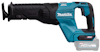 En batteridriven tigersåg från Makita med blå och svart färg och synlig 40V batterimärkning.