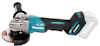 Sladdlös vinkelslip med blått och svart handtag, "Makita" och "40V Max XGT" text på batteriet.