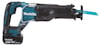 En sladdlös Makita tigersåg med blått och svart handtag, batteridriven.