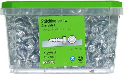 PLÅTSKRUV SEXKANTSHUVUD VASS