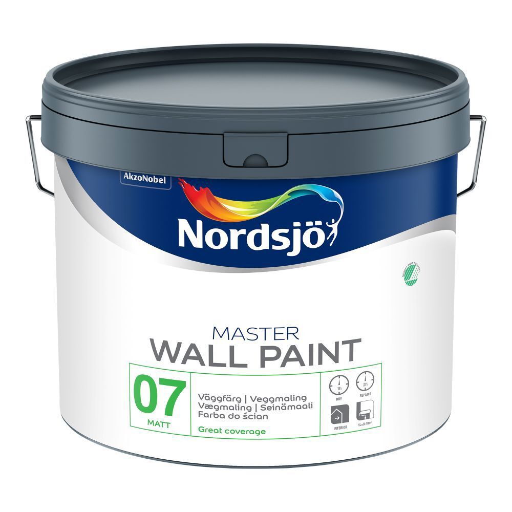 VÄGGFÄRG MASTER 7 BW NORDSJÖ INOMHUS - Nordsjö