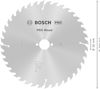Cirkelsågklinga med Bosch-logo, texten "PRO Wood", diameter 254 mm, centrumhål 30 mm.